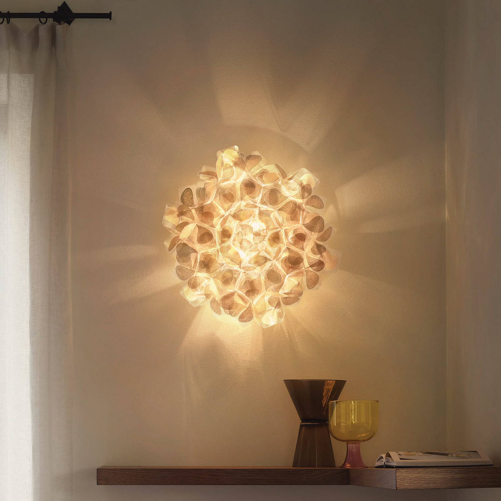 Slamp Ouro Clizia Mama Non Mama Candeeiro De Parede Dourado Ø53cm