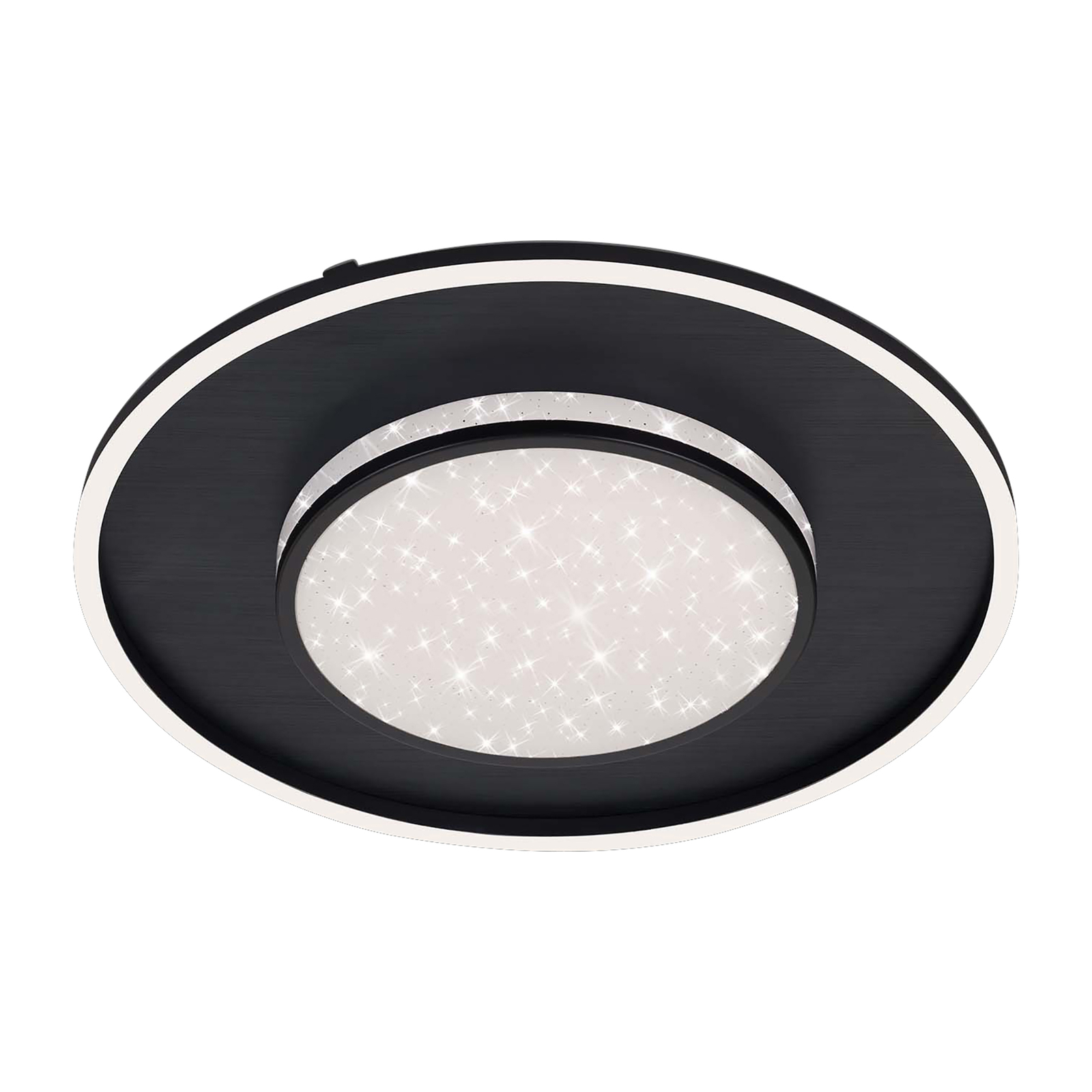 LED-Deckenlampe Turi CCT mit Fernbedienung schwarz