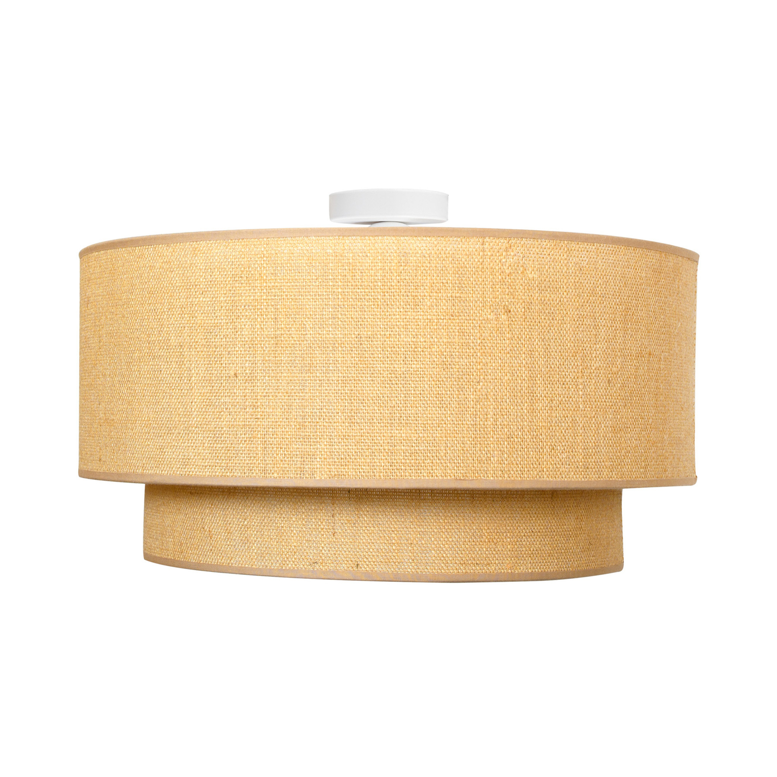 Euluna Boho jute ceiling light, natural brown