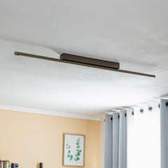 Plafón LED Quitani Talon, bronce anodizado