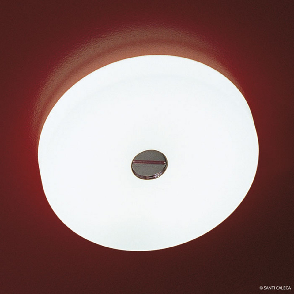 Flos Button HL Plafond/Vägglampa, vit från Flos