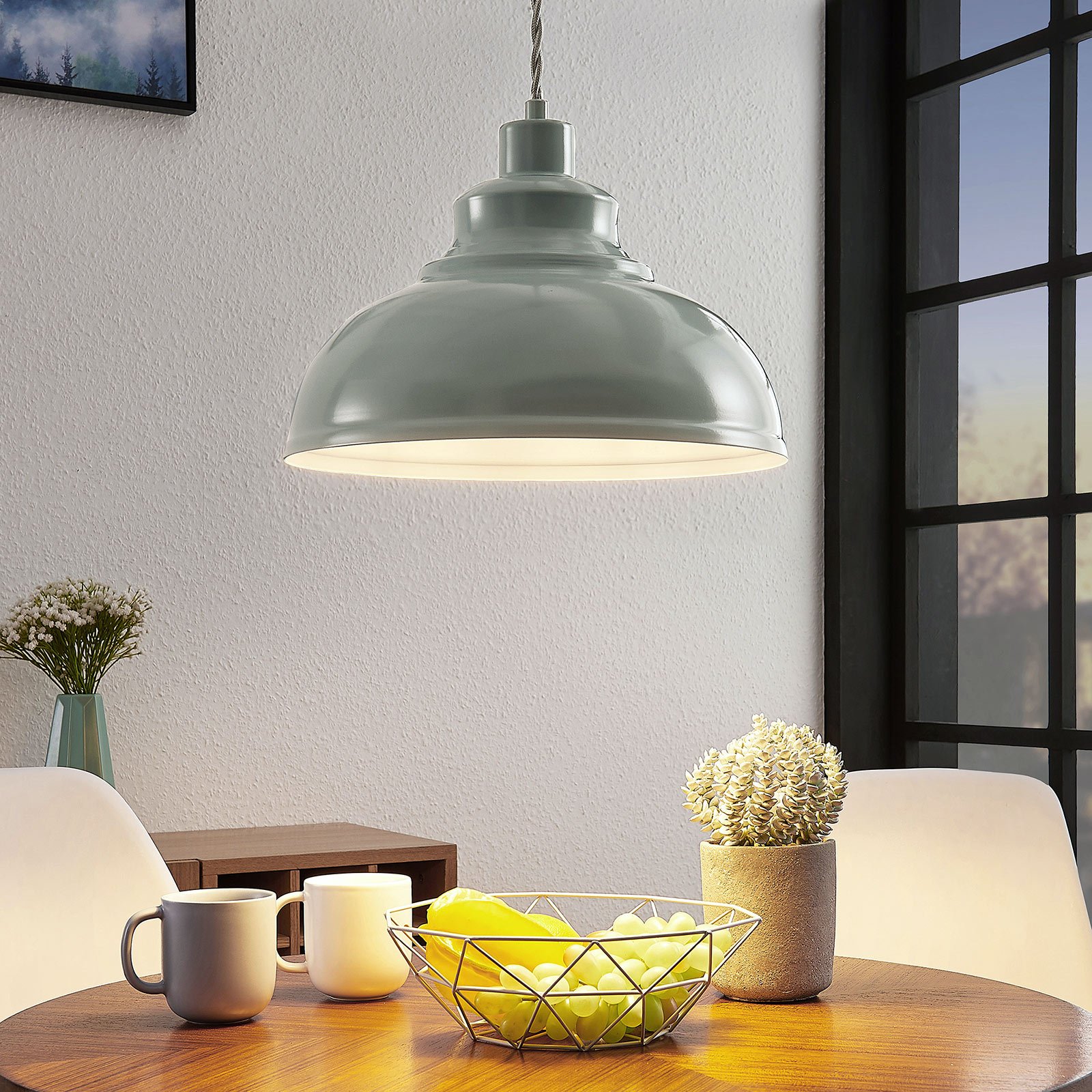 Albertine Pendant Light Blue - Lindby