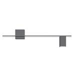 Vibia Structural 2610 LED wall light, cinzento escuro