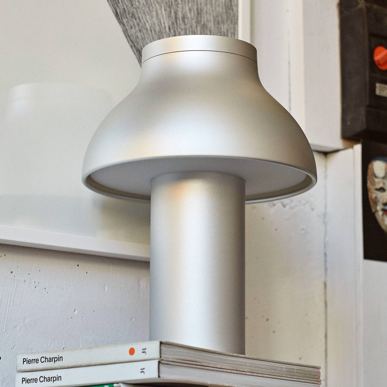 HAY PC lampe à poser aluminium, alu, hauteur 33 cm