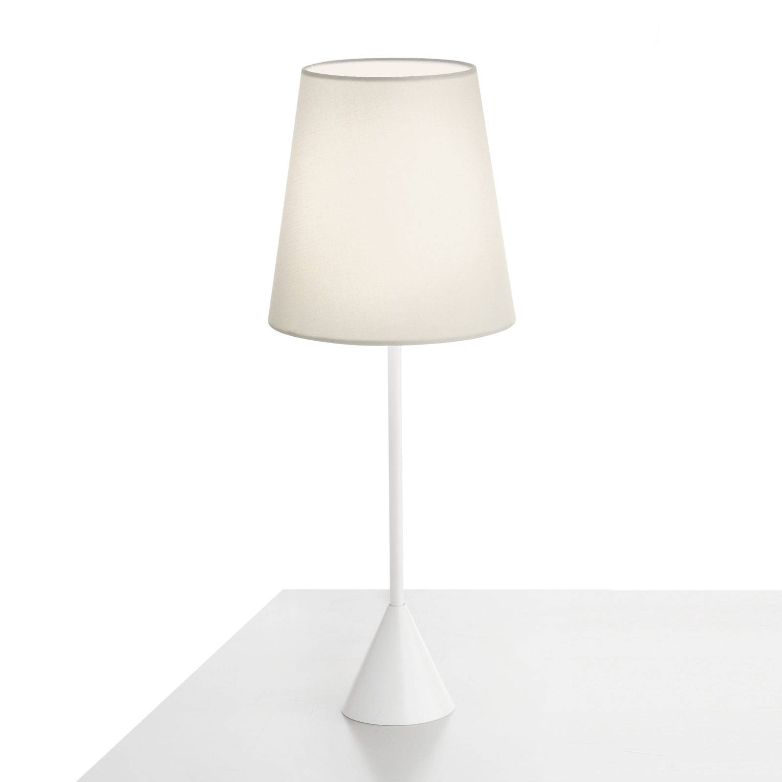 Image of Modo Luce Lucilla lampe table Ø17cm blanche/ivoire 