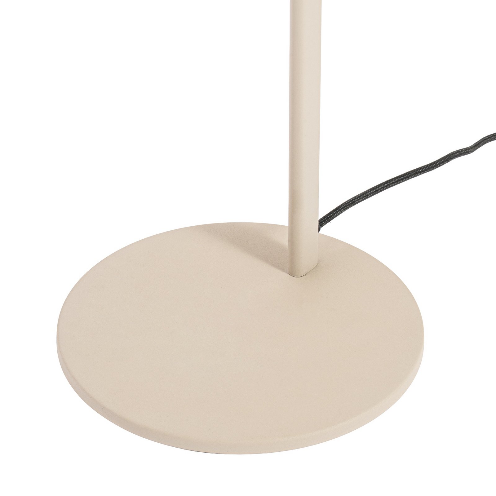 Lucande stojacia lampa Silka, 173 cm, béžové, nastaviteľné, E27