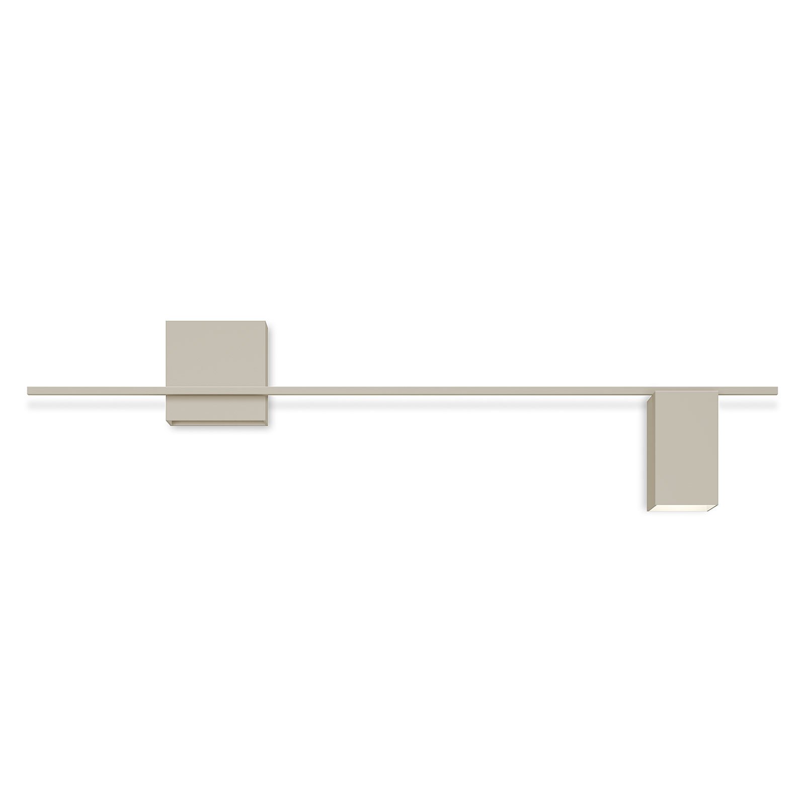 Vibia Structural 2610 LED wall light, cinzento claro