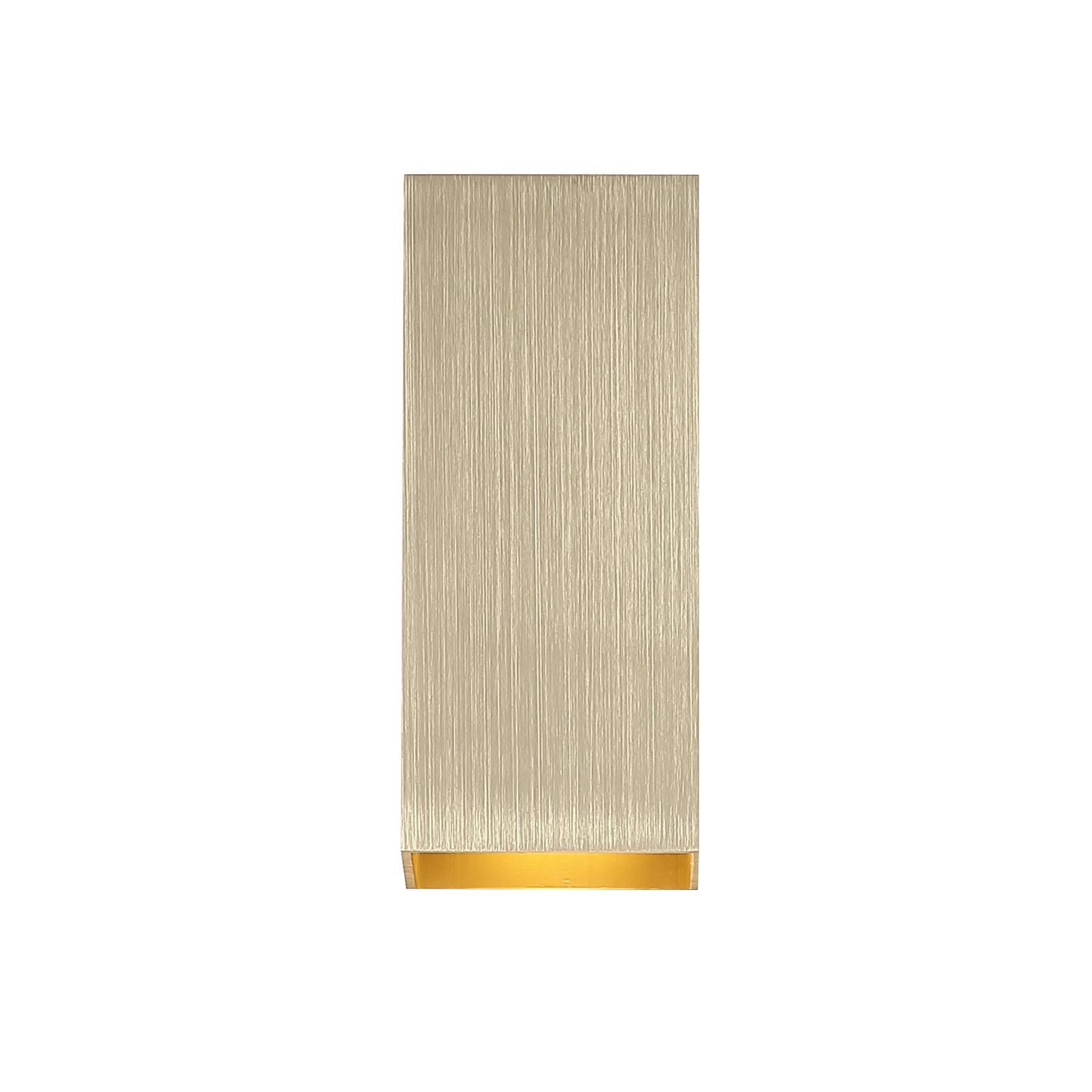 Wandlampe London Square, goldfarben, Höhe 15 cm, 2-flg. günstig online kaufen