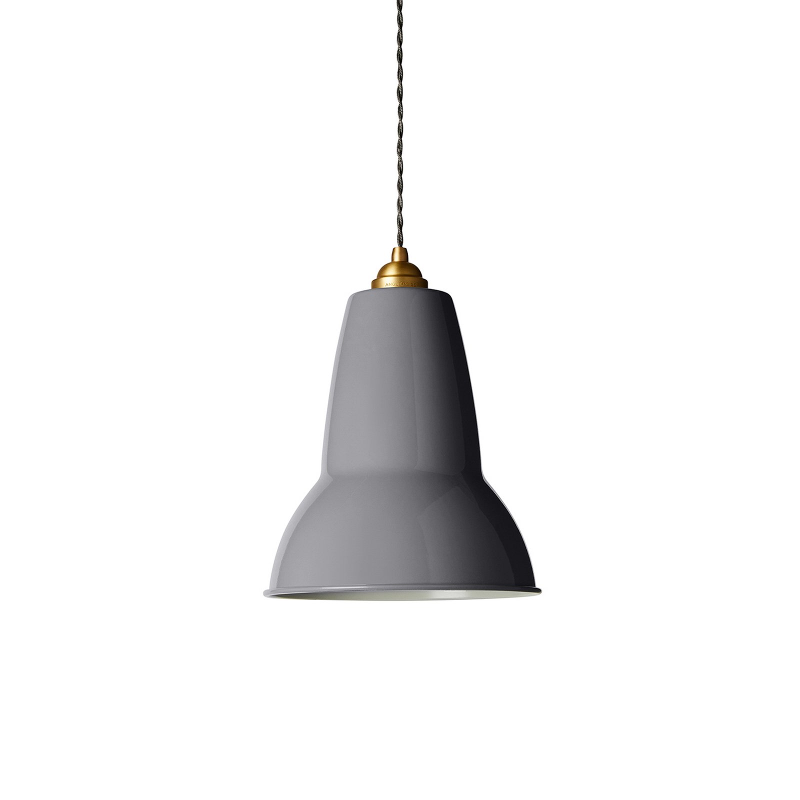 Original 1227 Midi Pendelleuchte Brass Elephant Grey - Anglepoise