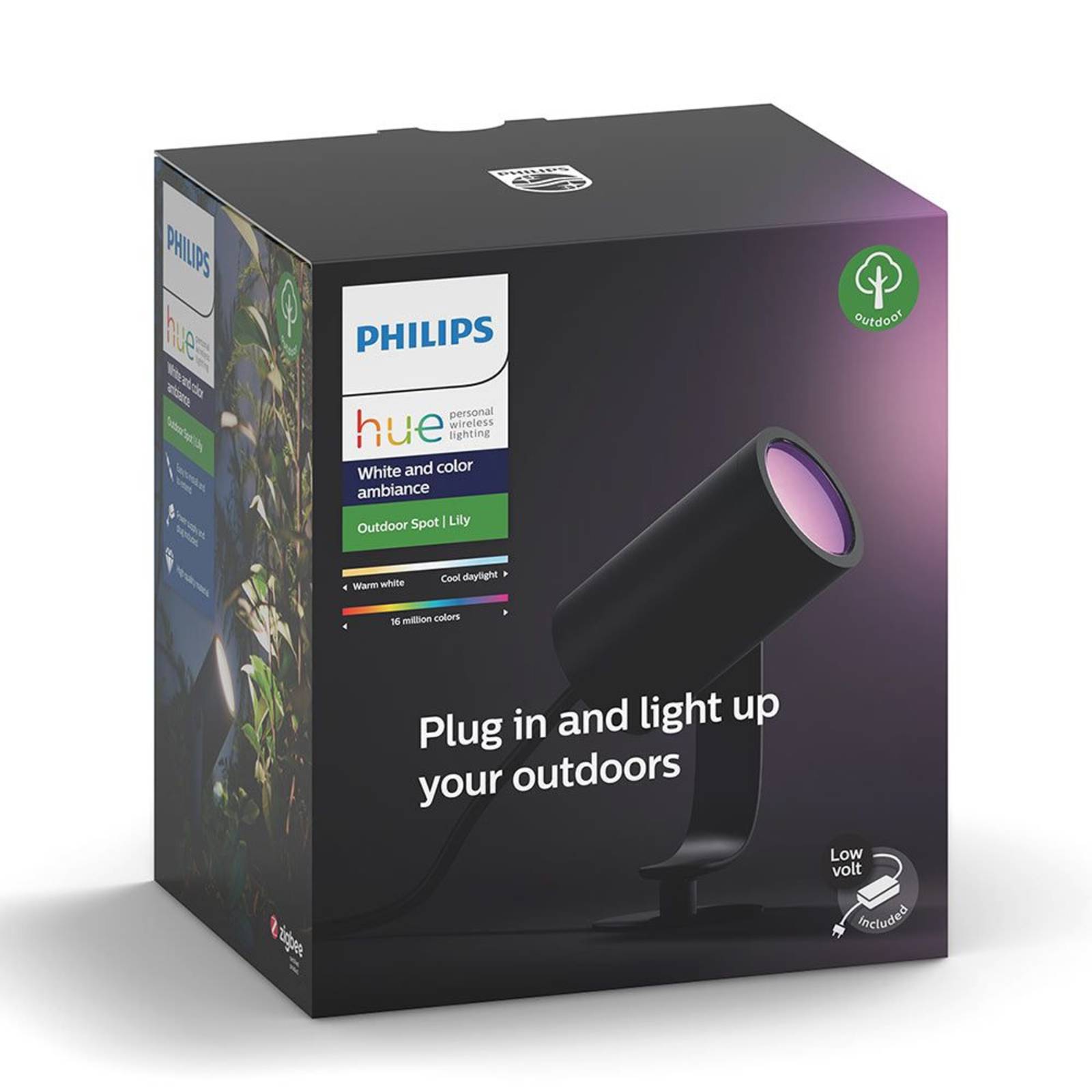 Philips Hue spot LED Lily, sterowany aplikacją