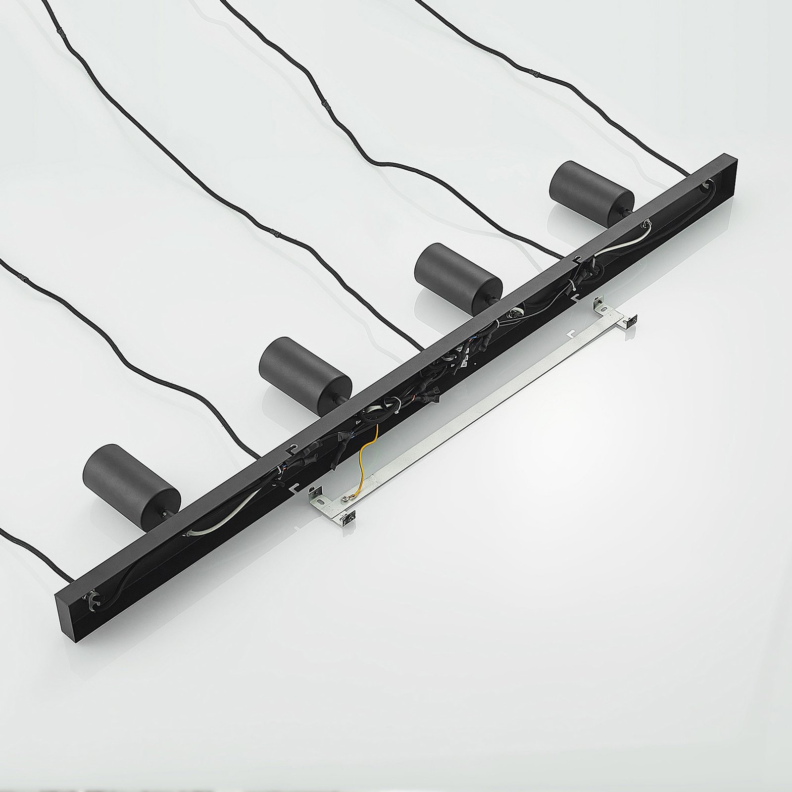 Sanad Pendant L116 Sand Black - Lindby