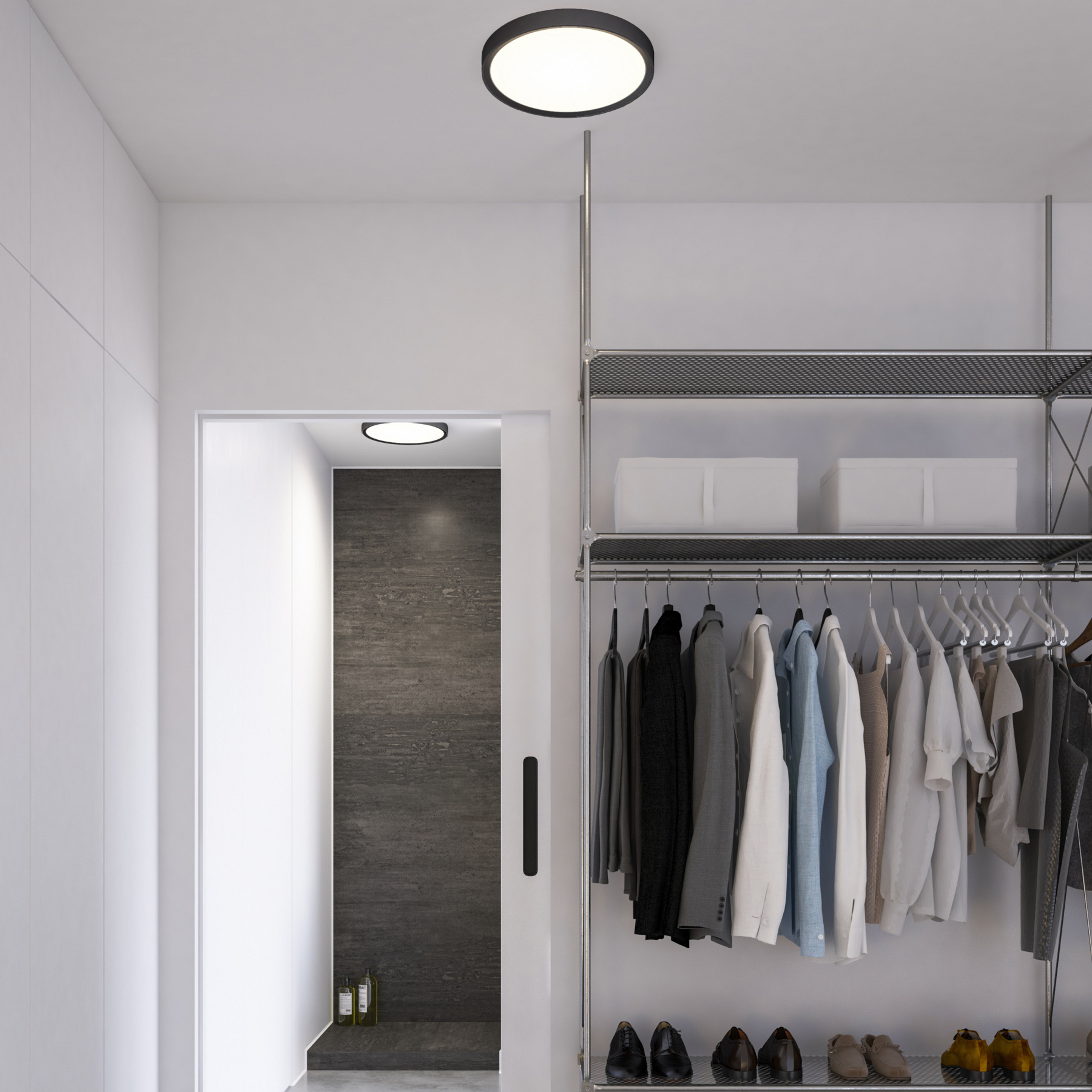 Lampa sufitowa LED Liva Smart, czarna