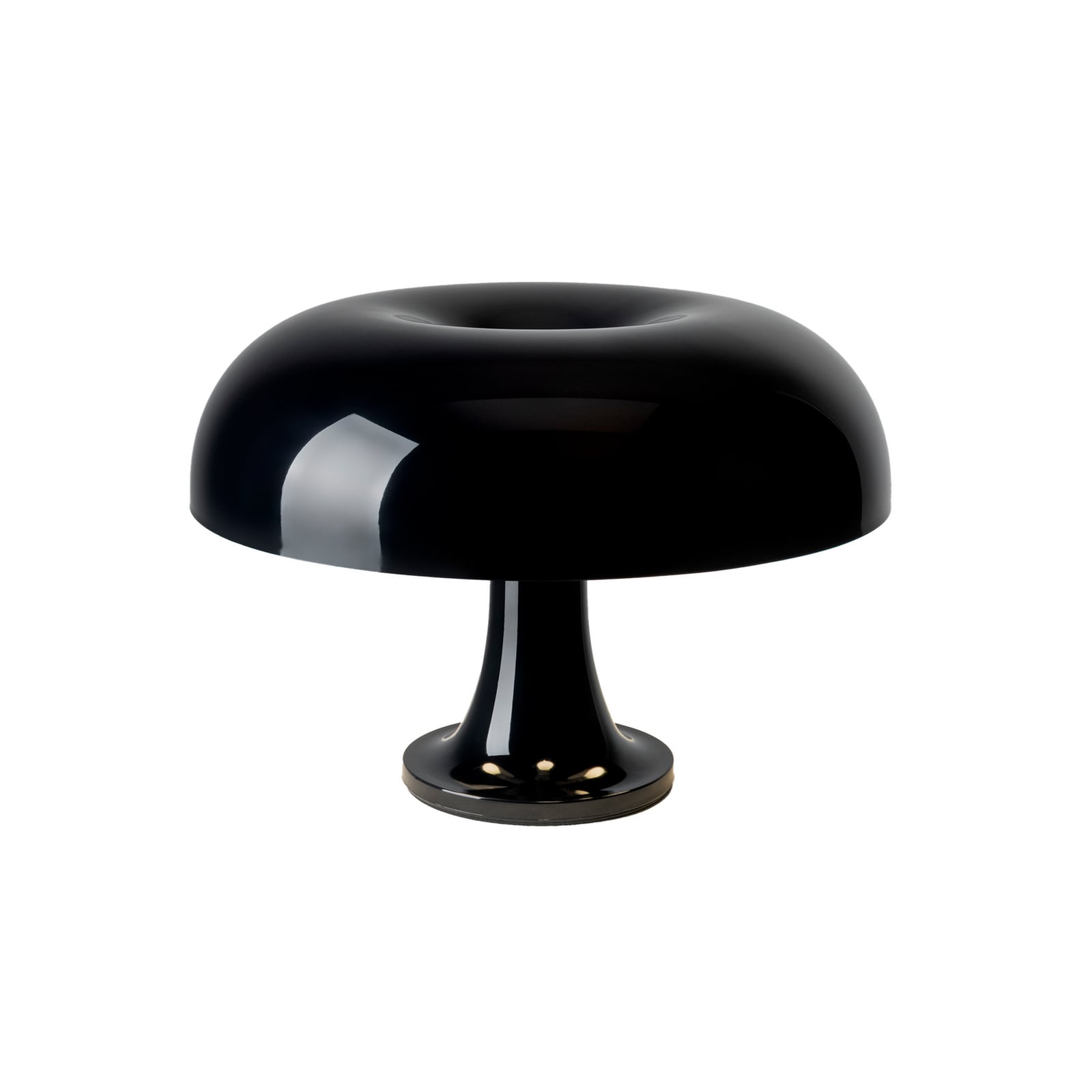 Lampa stołowa Artemide Nessino, czarna, wysokość 22 cm, E14