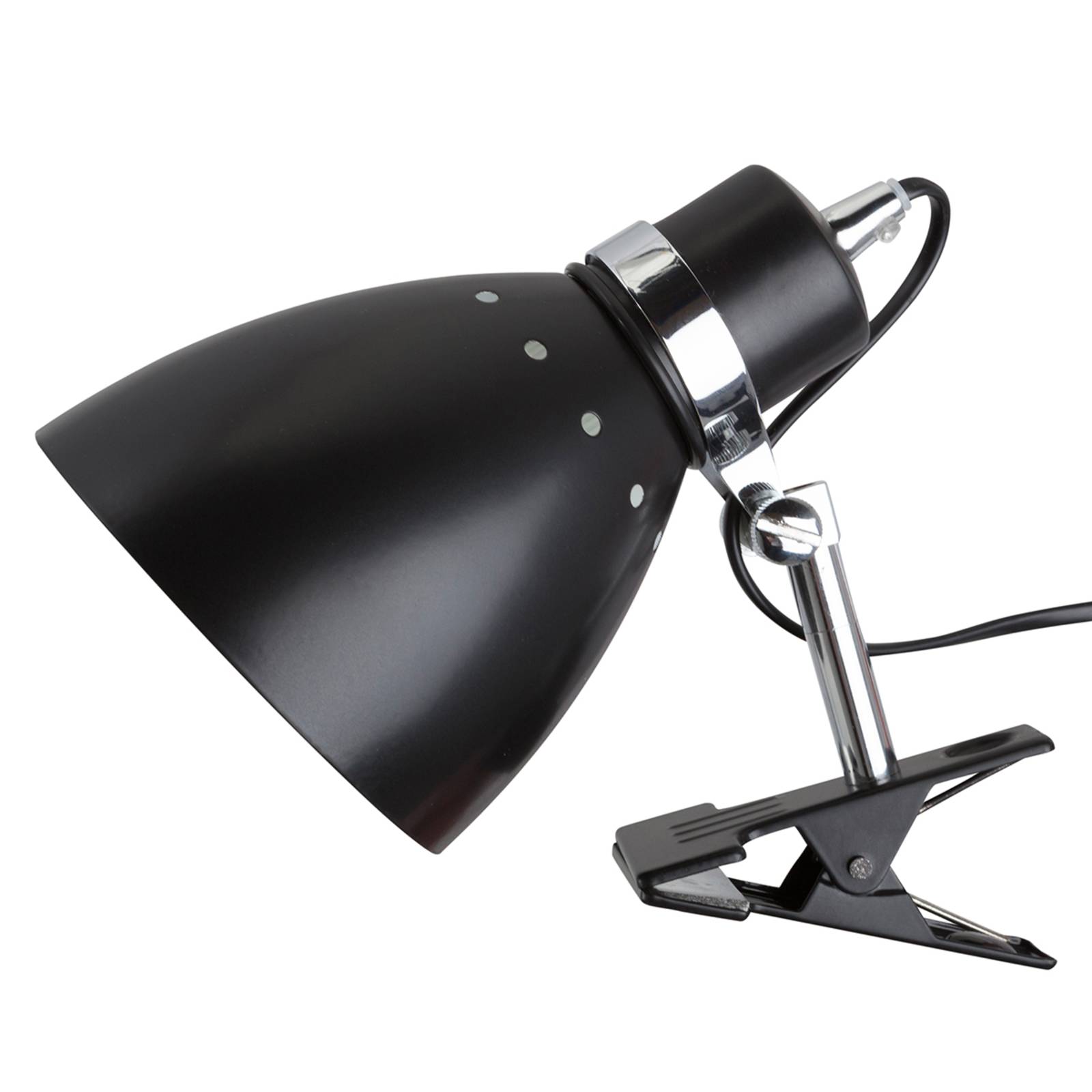 Image of Steinhauer Lampe à pince Spring, noire 8712746075267