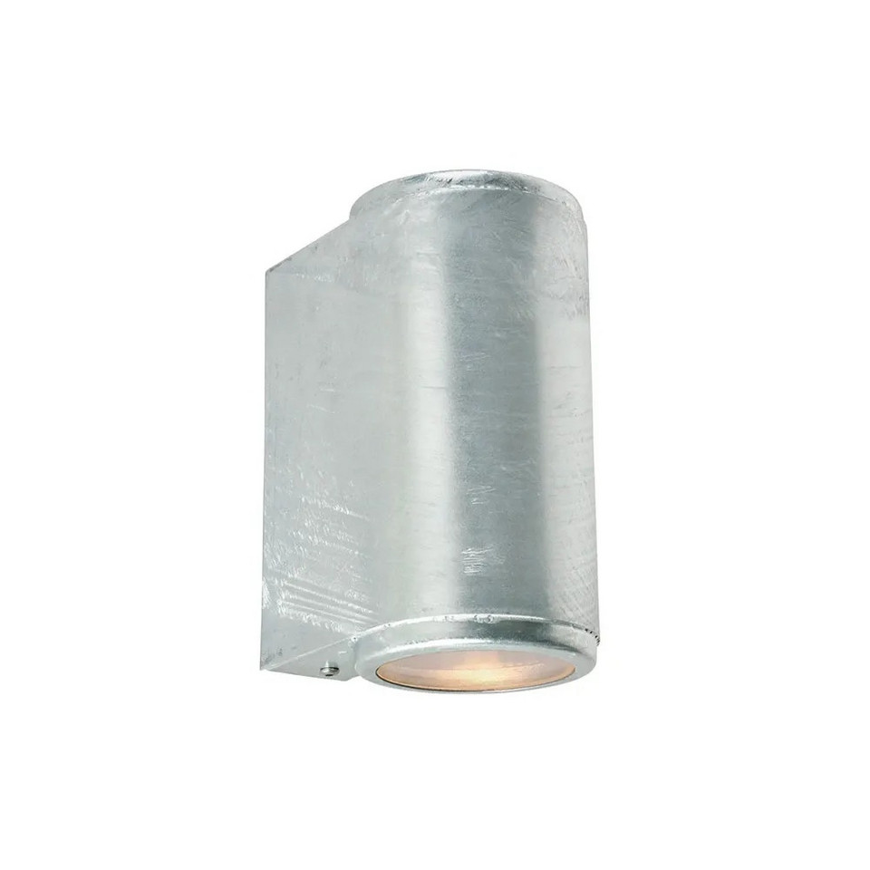 Norlys Mandal Utomhus Vägglampa Up/Down Galvaniserad, grå från Norlys