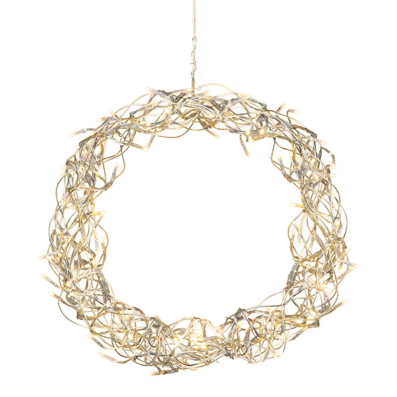 STAR TRADING Couronne LED décorative Curly de 30 cm