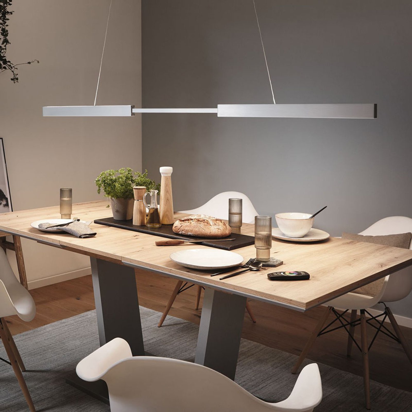 Aptare Závěsné Světlo Zigbee Dim. Brushed Alu - Paulmann