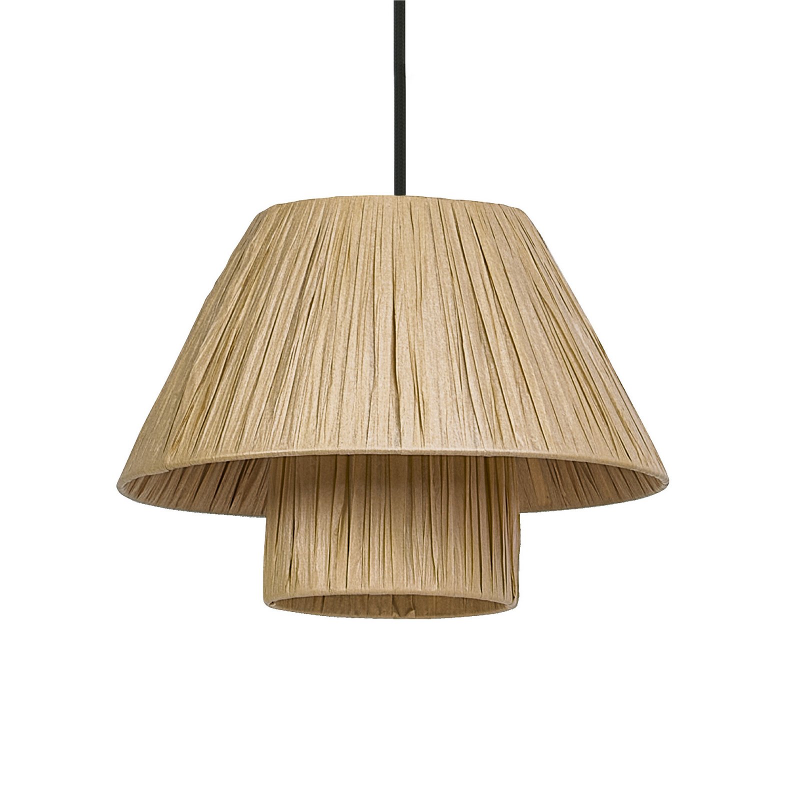 OSRAM závesné svietidlo Decor Bamboo Paper Hut Ø 28 cm, bambus, E27