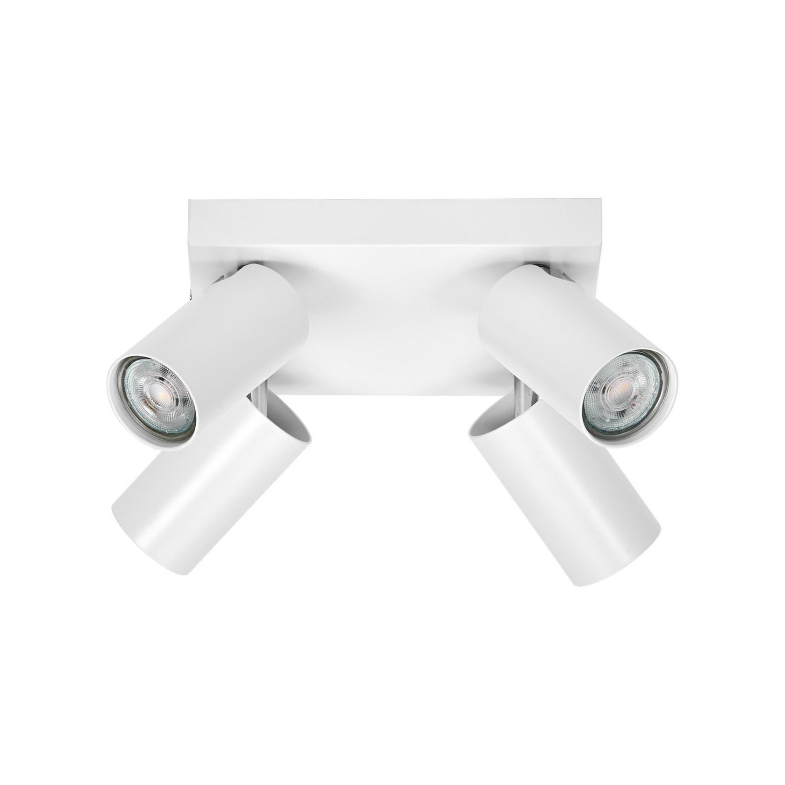 Spot pour plafond OSRAM OCTAGON PLATE, blanc, à 4 lampes, GU10-LED, 927