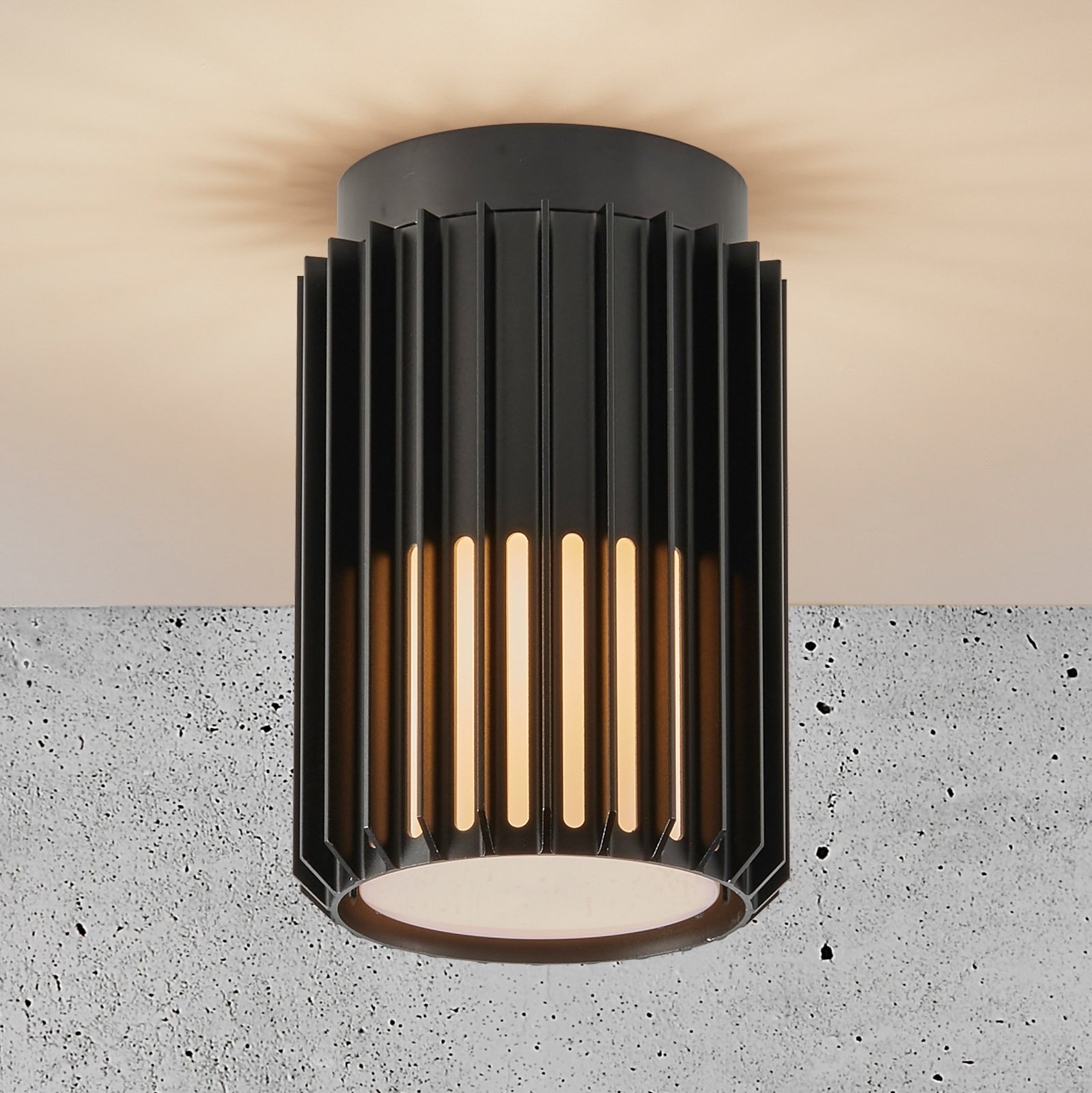 Aludra Udendørs Plafonnier Seaside Black - Nordlux