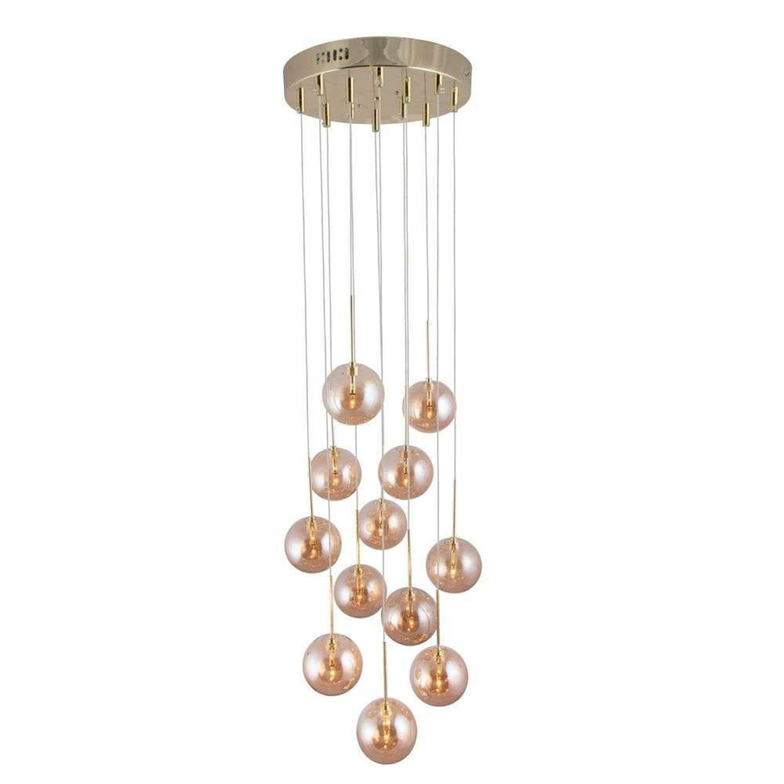 Skyfall Pendant Amber - Globen Lighting