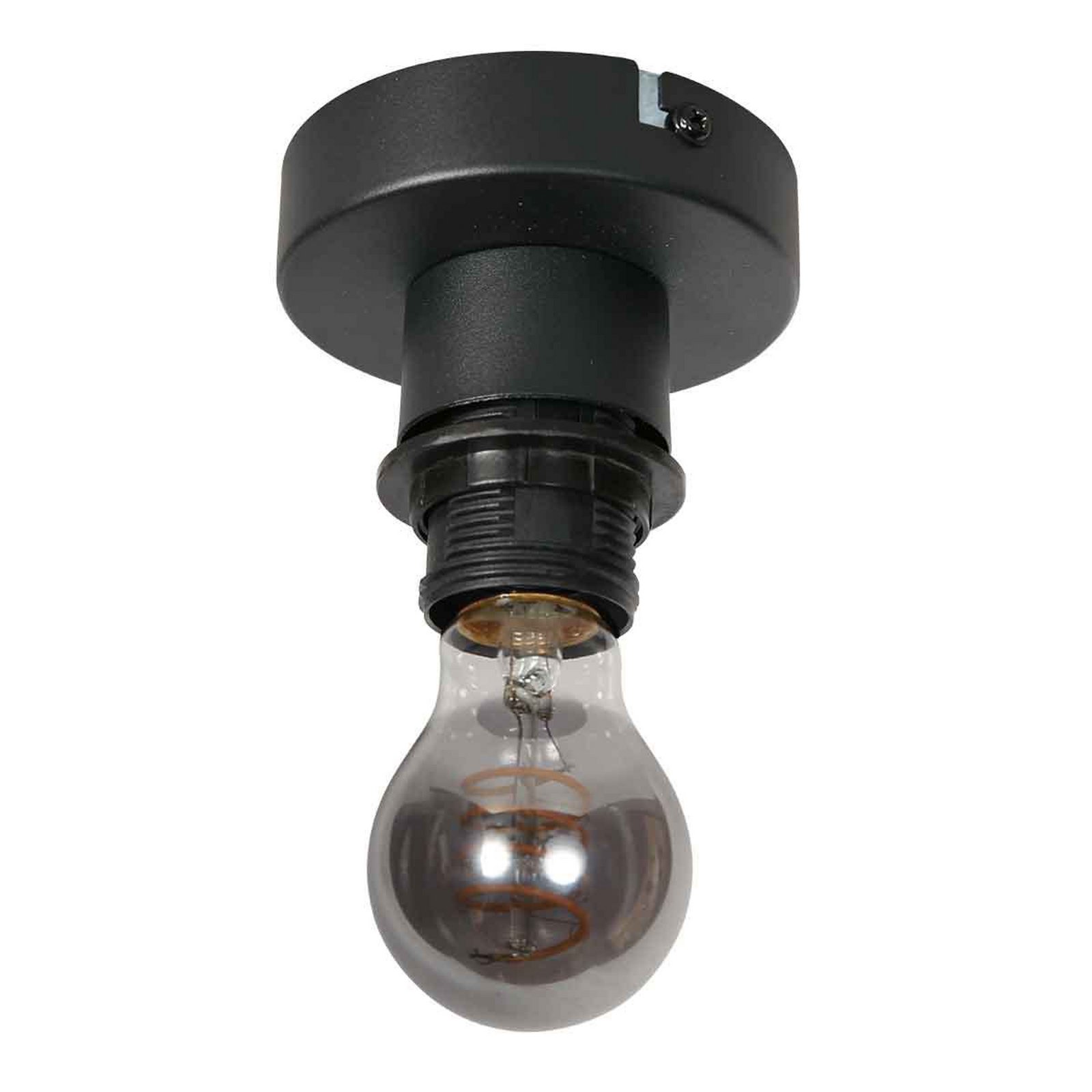 Bloeba ceiling light, Ø 50 cm, wood, natural, E27