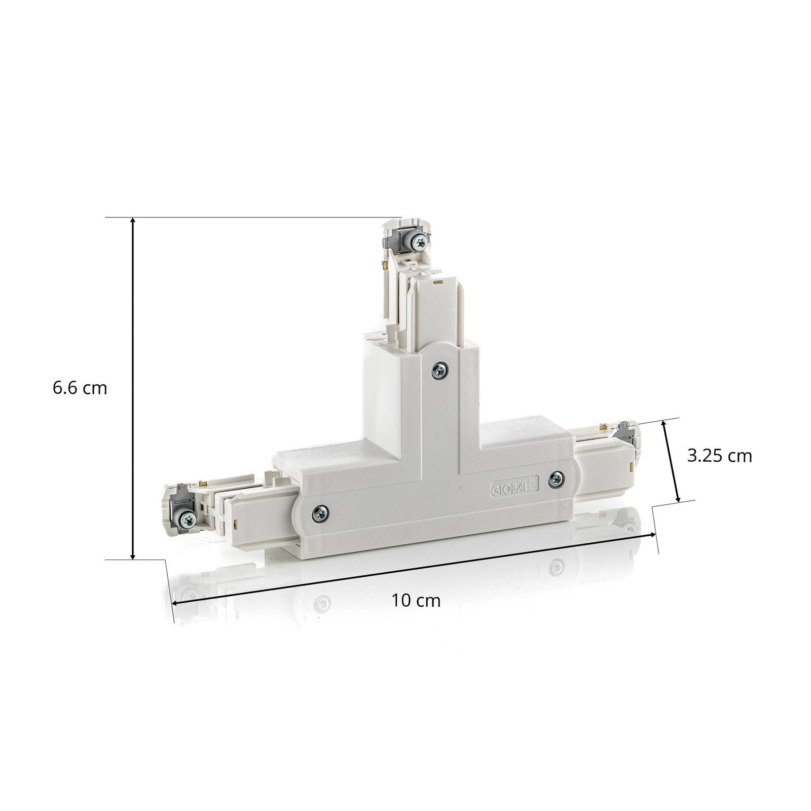 GLOBAL Connecteur T Noa cond. protection int. ga. blanc