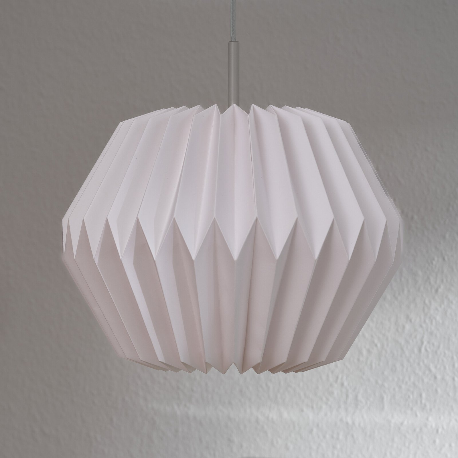OSRAM Decor Paper Gem pendant light, white, paper, E27