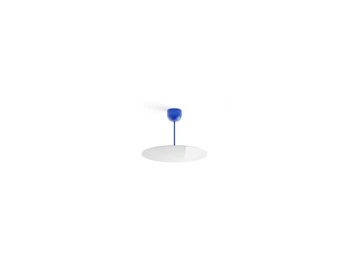 Millimetro Deckenleuchte H33 Ø50 Royal Blue/Mirror - Luceplan