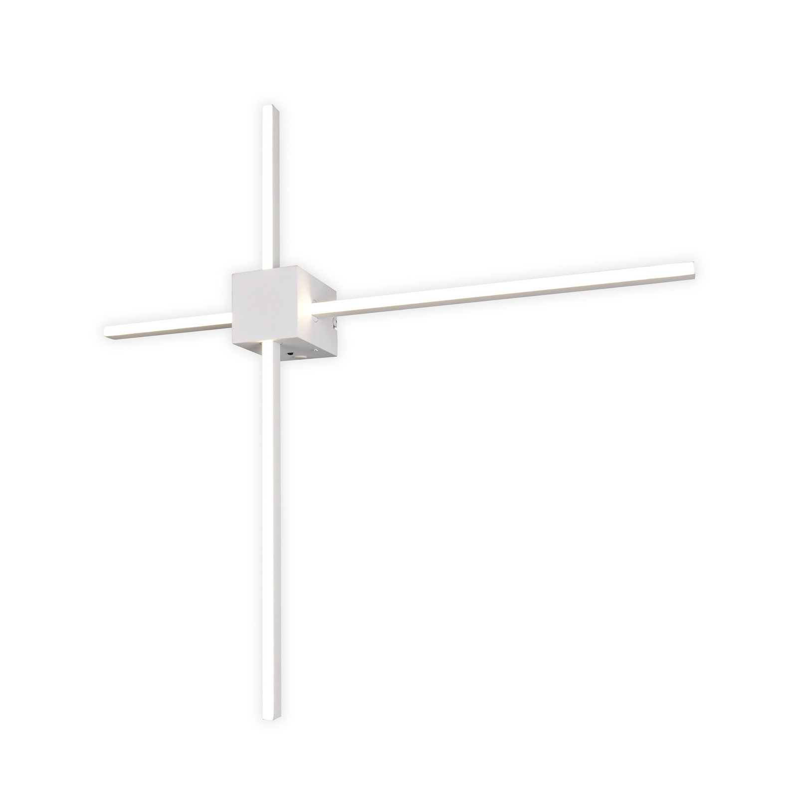 LED-Wandleuchte Cassino, weiß matt, Breite 67 cm, Metall