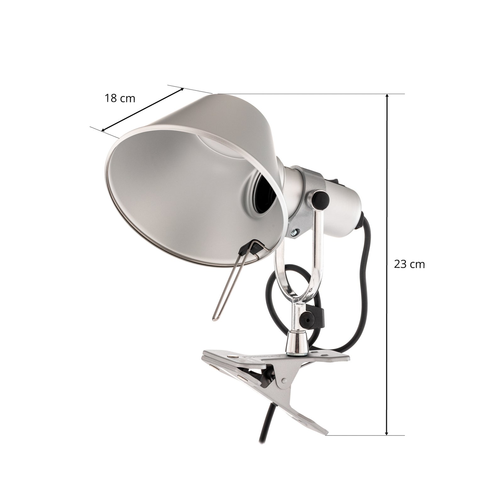 Tolomeo Pinza Wandleuchte Alu - Artemide
