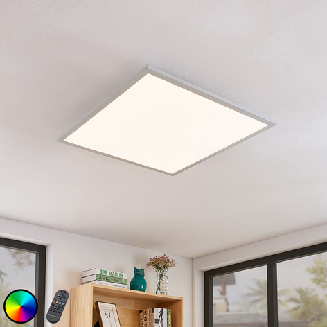 LED plafondlamp Milian m afstandsbediening 62x62cm