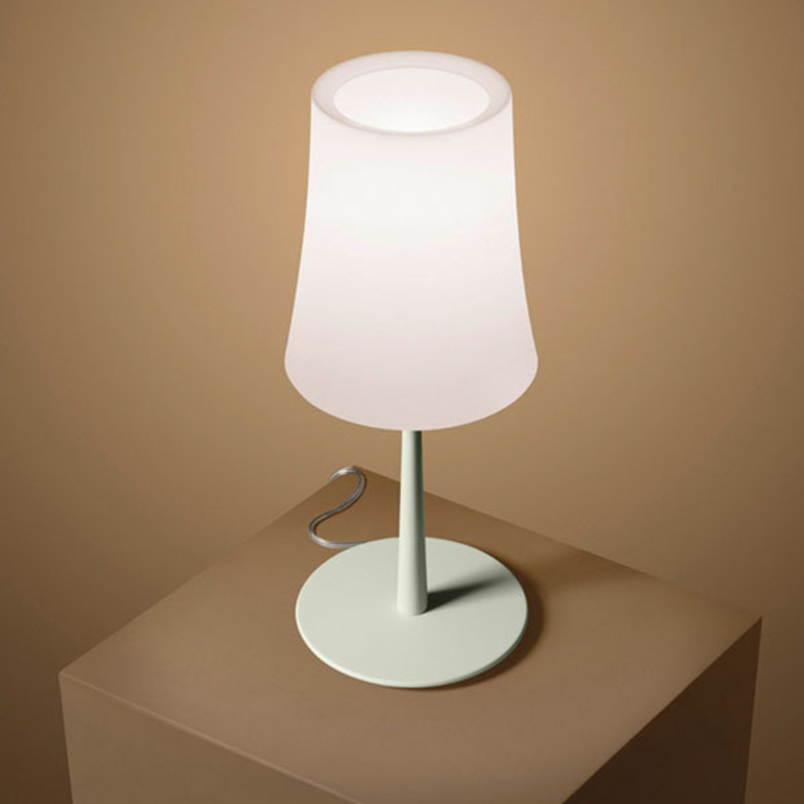 Foscarini Birdie Easy lámpara de mesa blanco