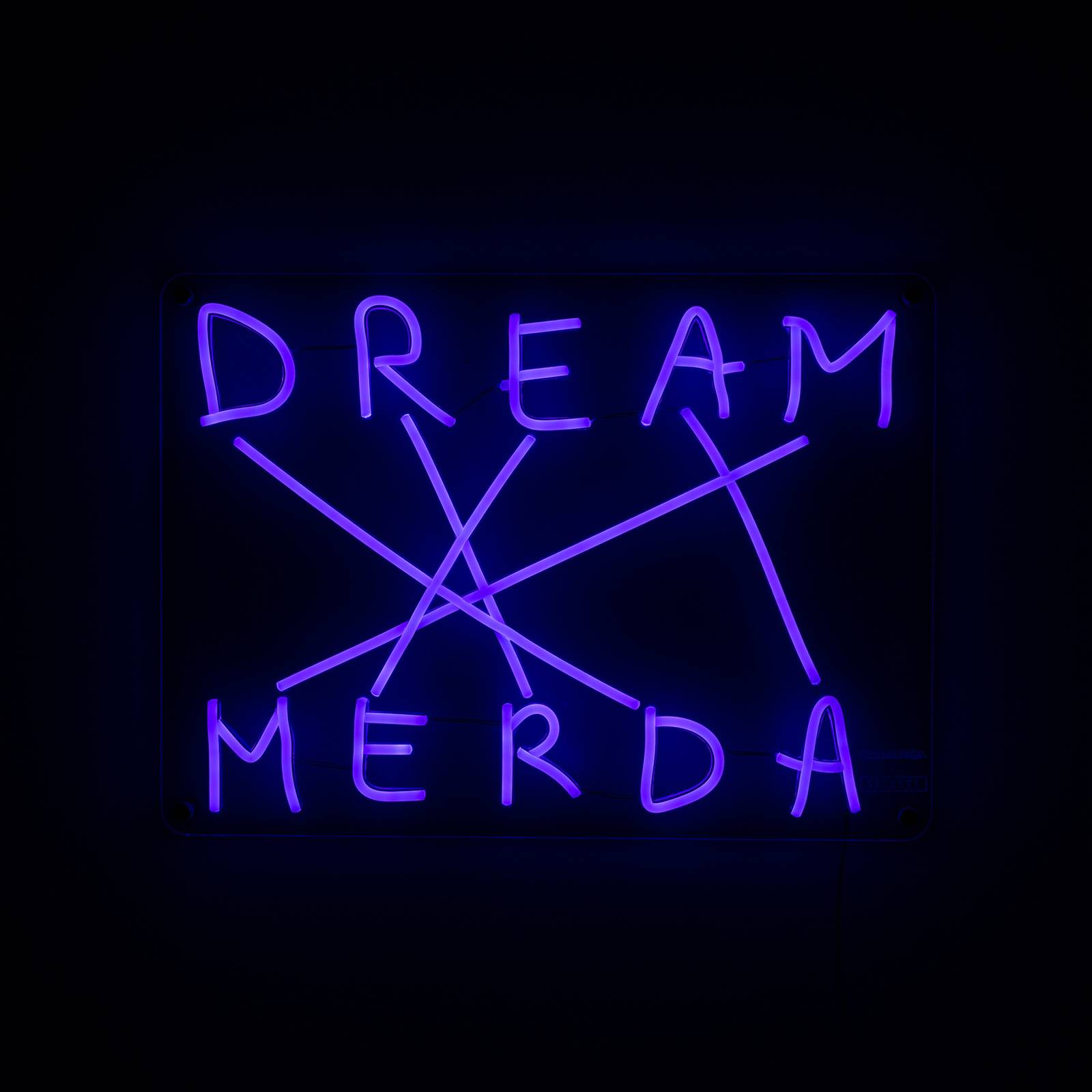 Dekoracyjny kinkiet LED Dream-Merda, niebieski