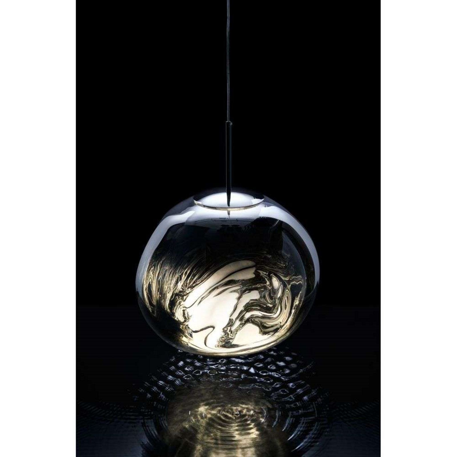 Melt LED Pendant Chrome - Tom Dixon