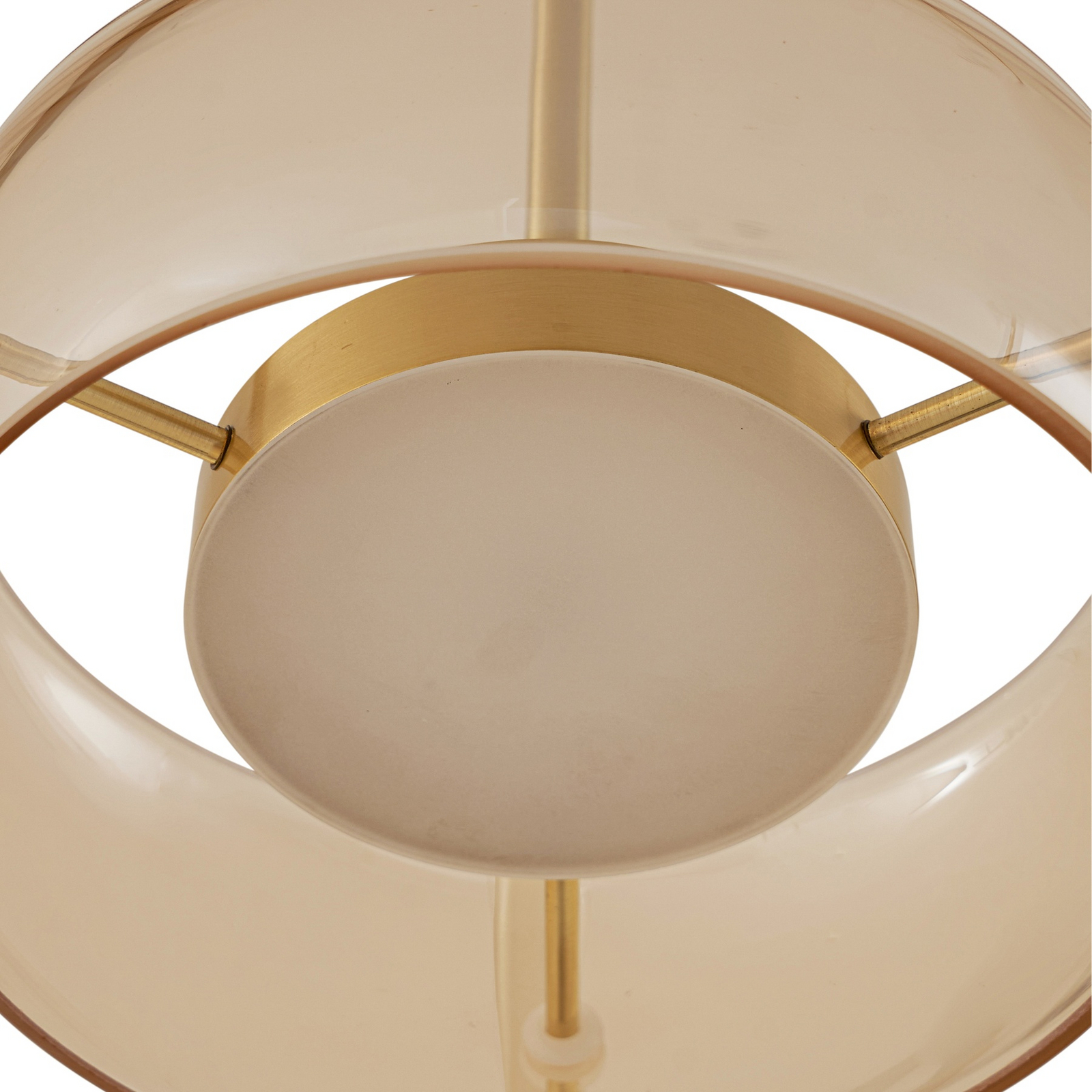 Lucande LED-Hängeleuchte Martis, amber, 3-flg., dimmbar