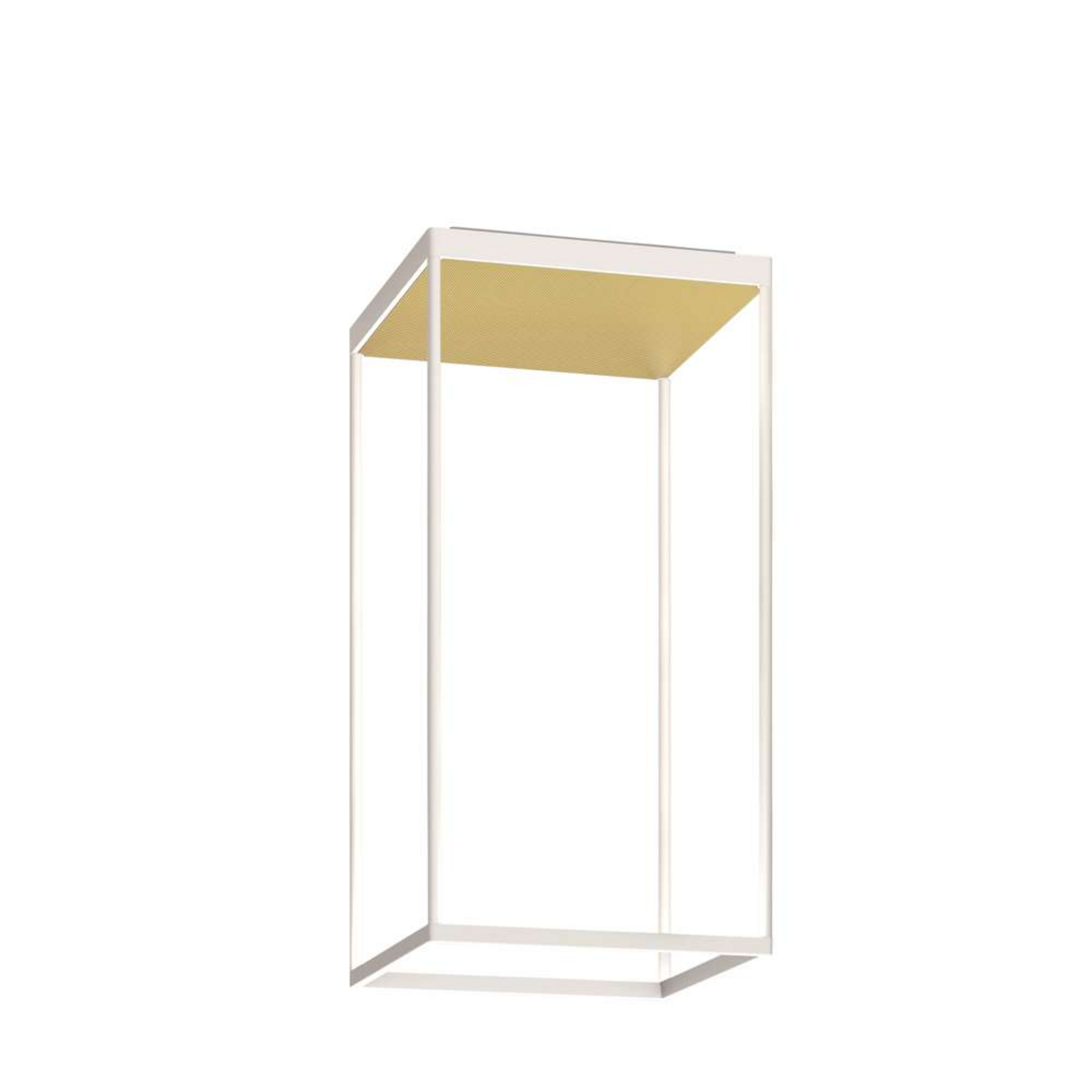 Reflex 2 LED-Deckenlampe, gold/weiß, 65 cm - Serien Lighting
