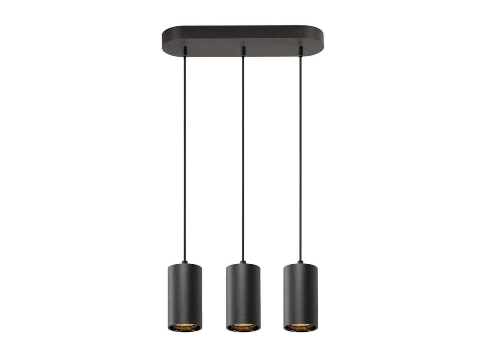 Asto Tube 3 Pendel Black SLV - Spisestue - Aluminium