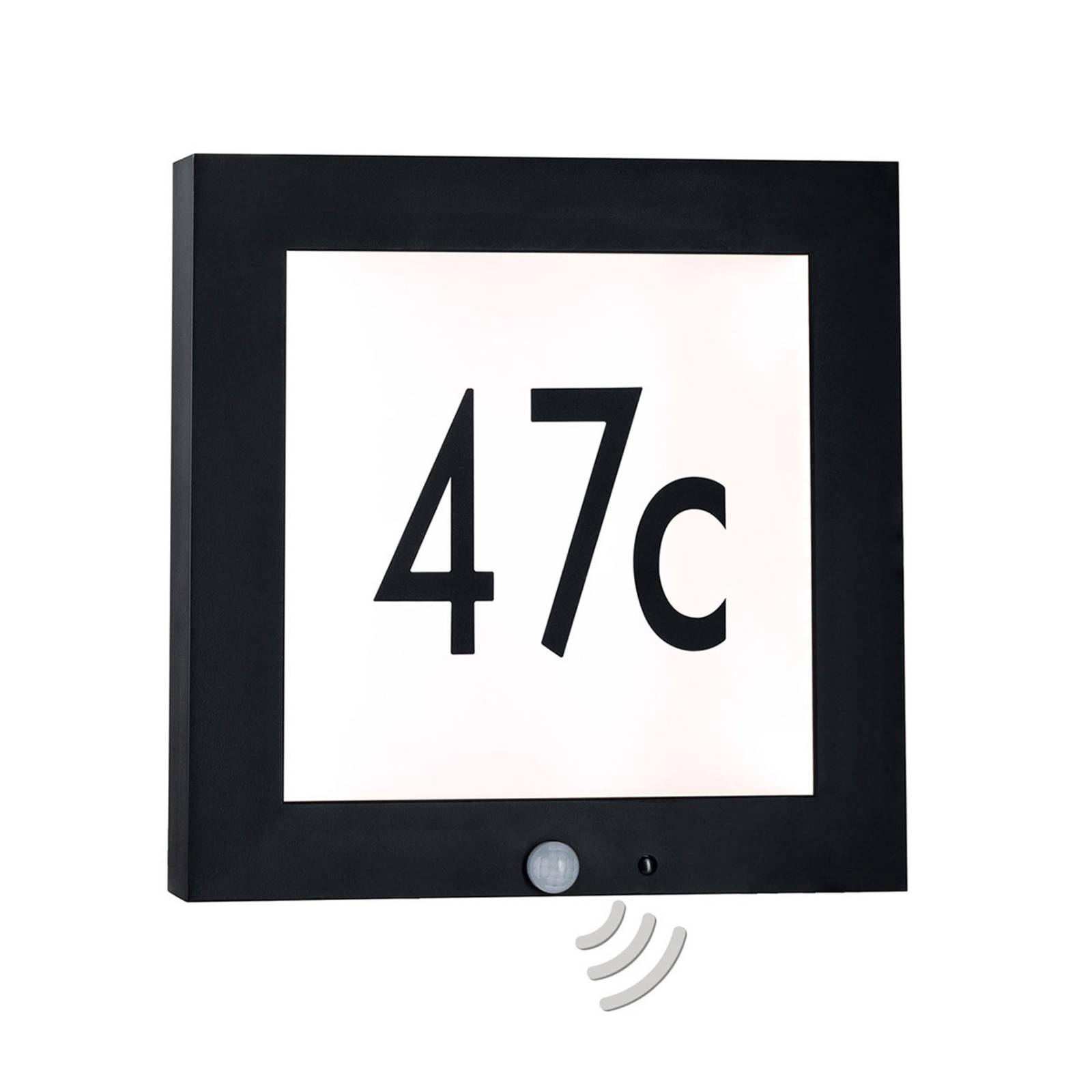 Paulmann Panel outdoor wall lamp sensor 30x30 cm