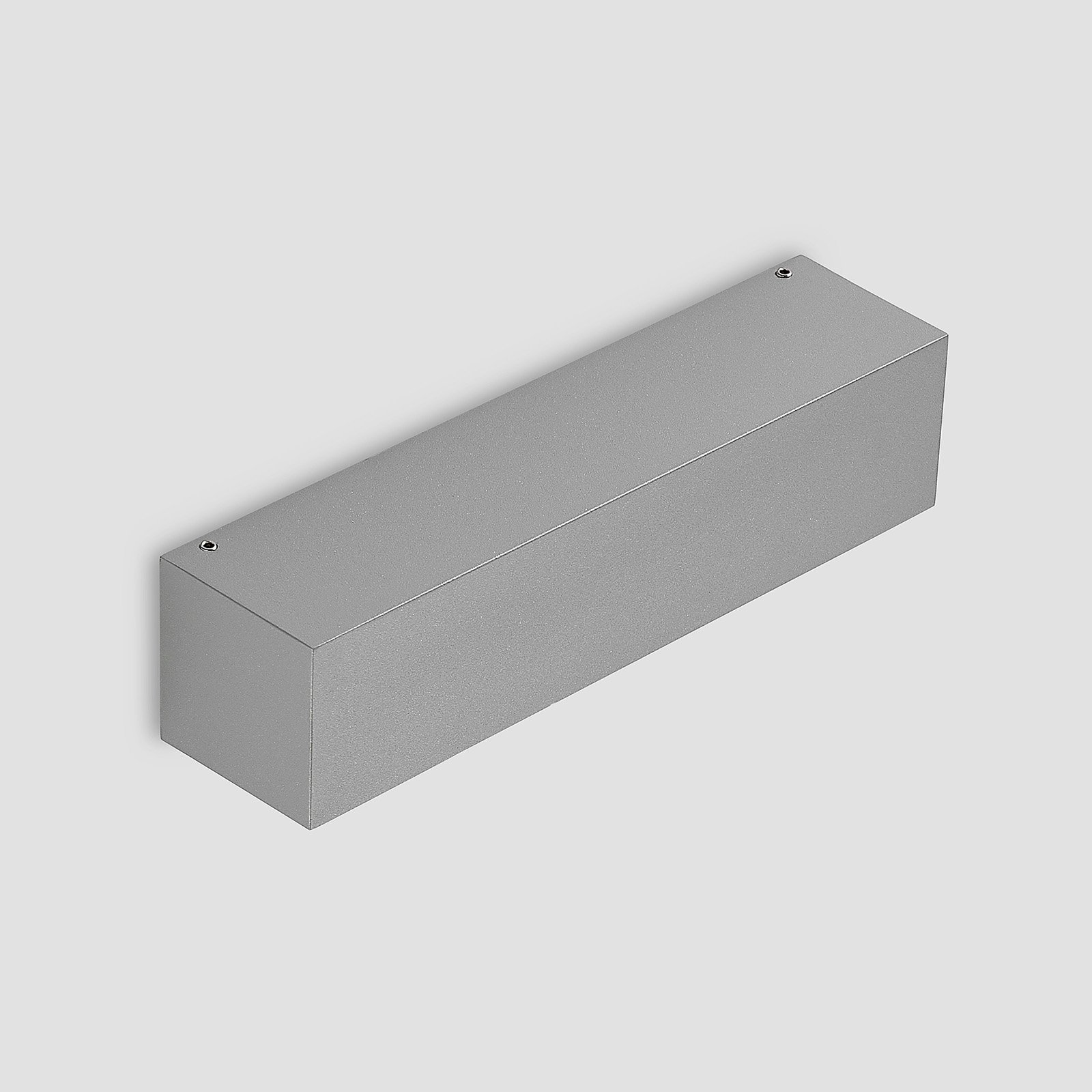 Lengo LED Draußen Wandleuchte Down L25 Silber - Lucande
