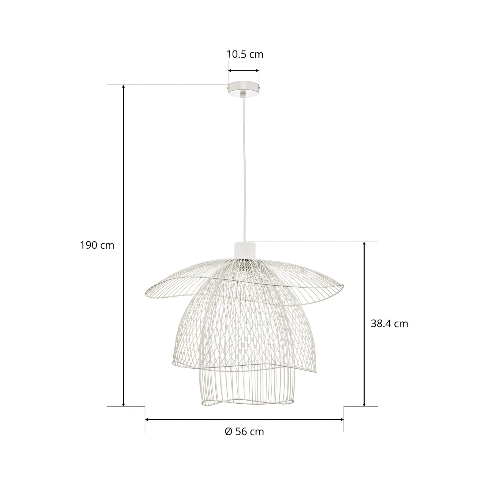 Papillon Suspension S White - Forestier