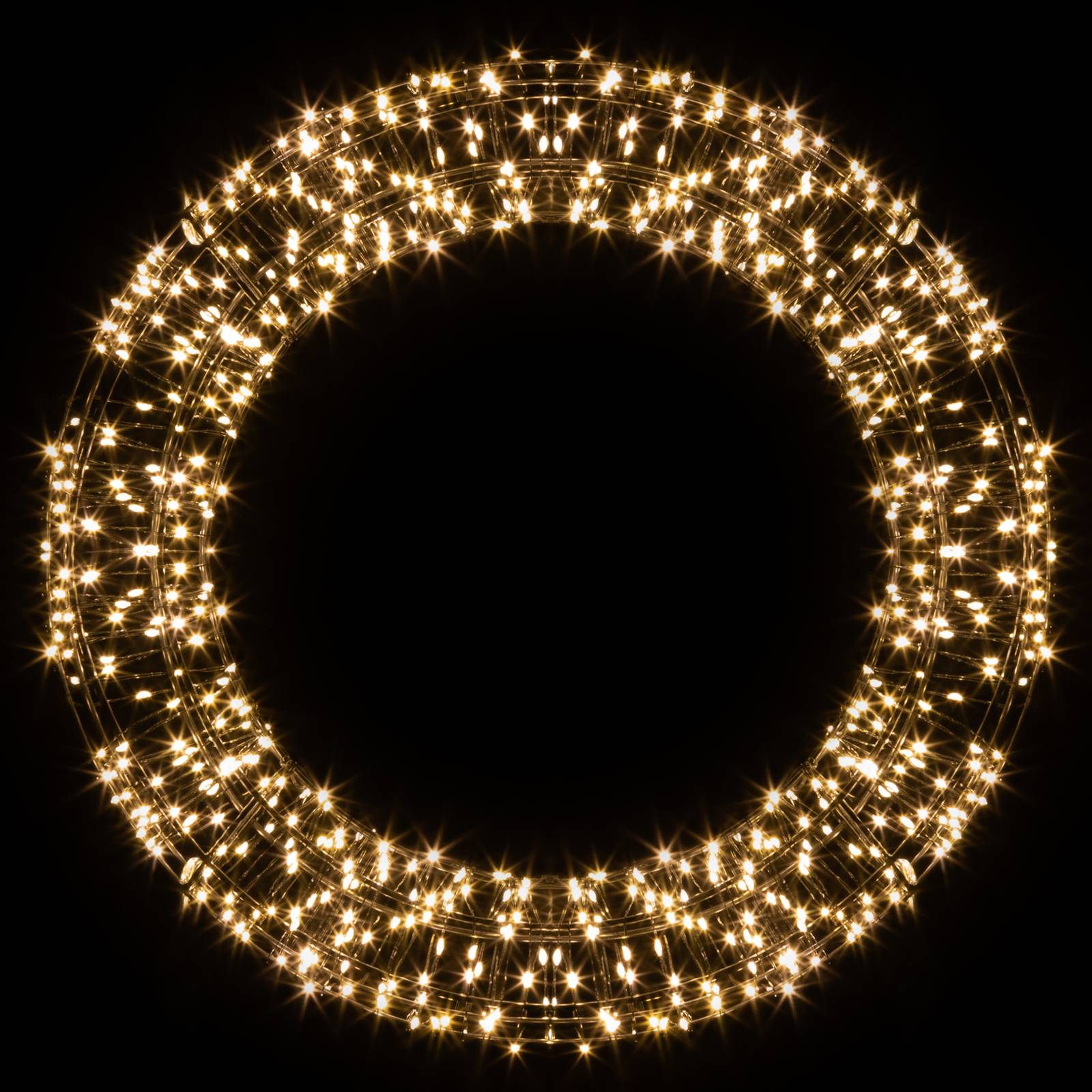 Christmas United LED-julkrans guld 800 LED Ø 50cm