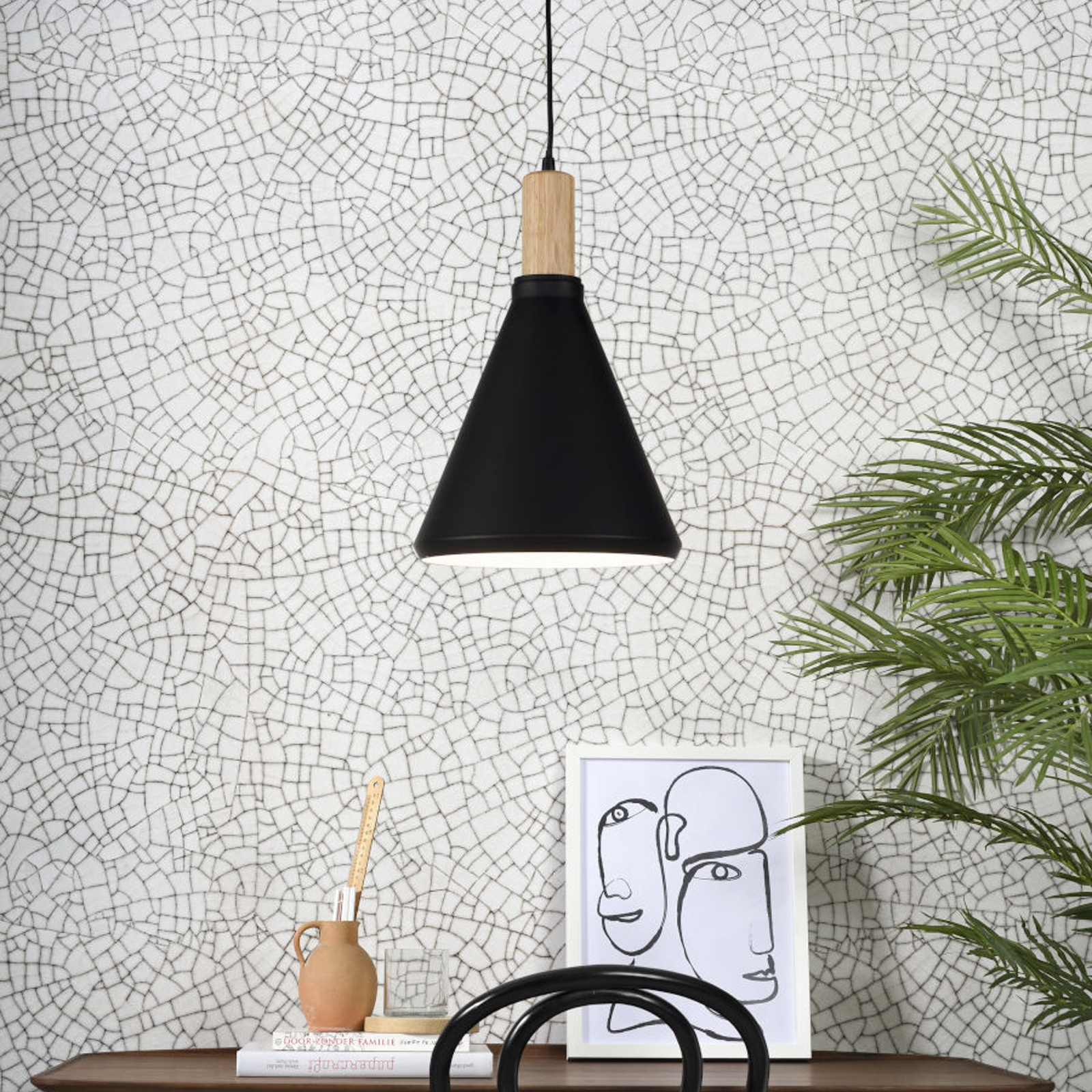 It's about RoMi Melbourne hanglamp, hoogte 38 cm