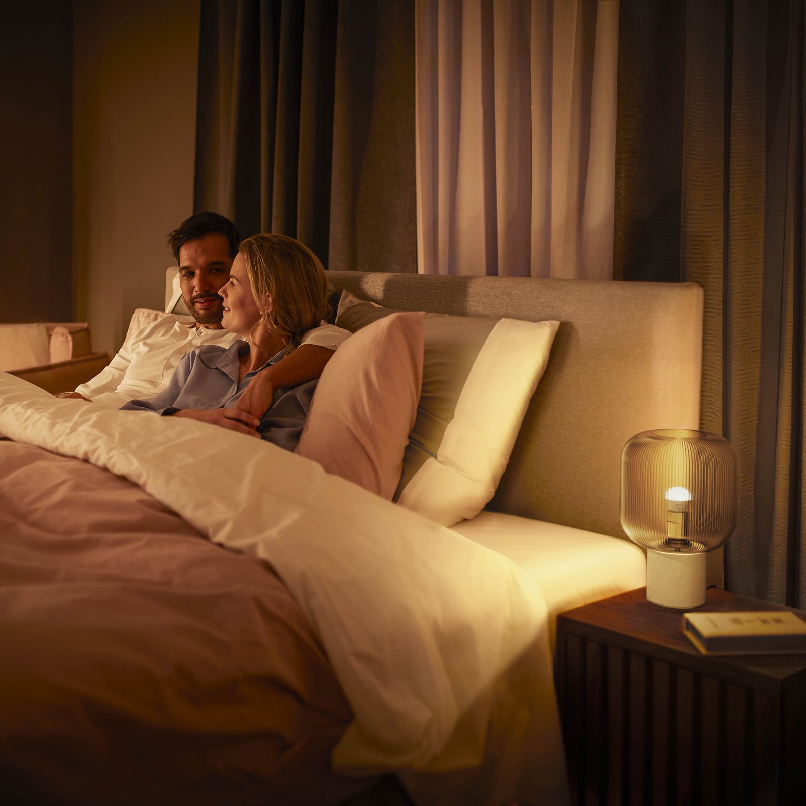 Pære Philips Hue White&Amb. 5,1W Luster Tropfen 2 pack. E14 - Philips Hue