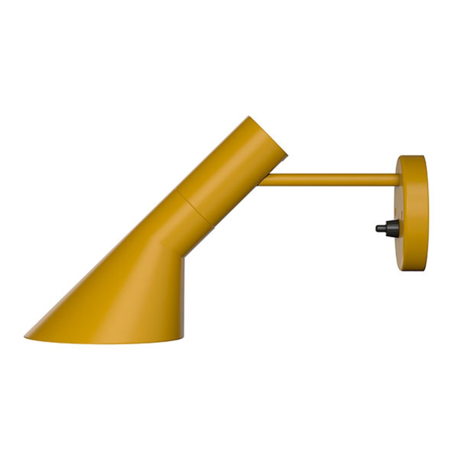 Louis Poulsen AJ - fali lámpa, okkersárga színben
