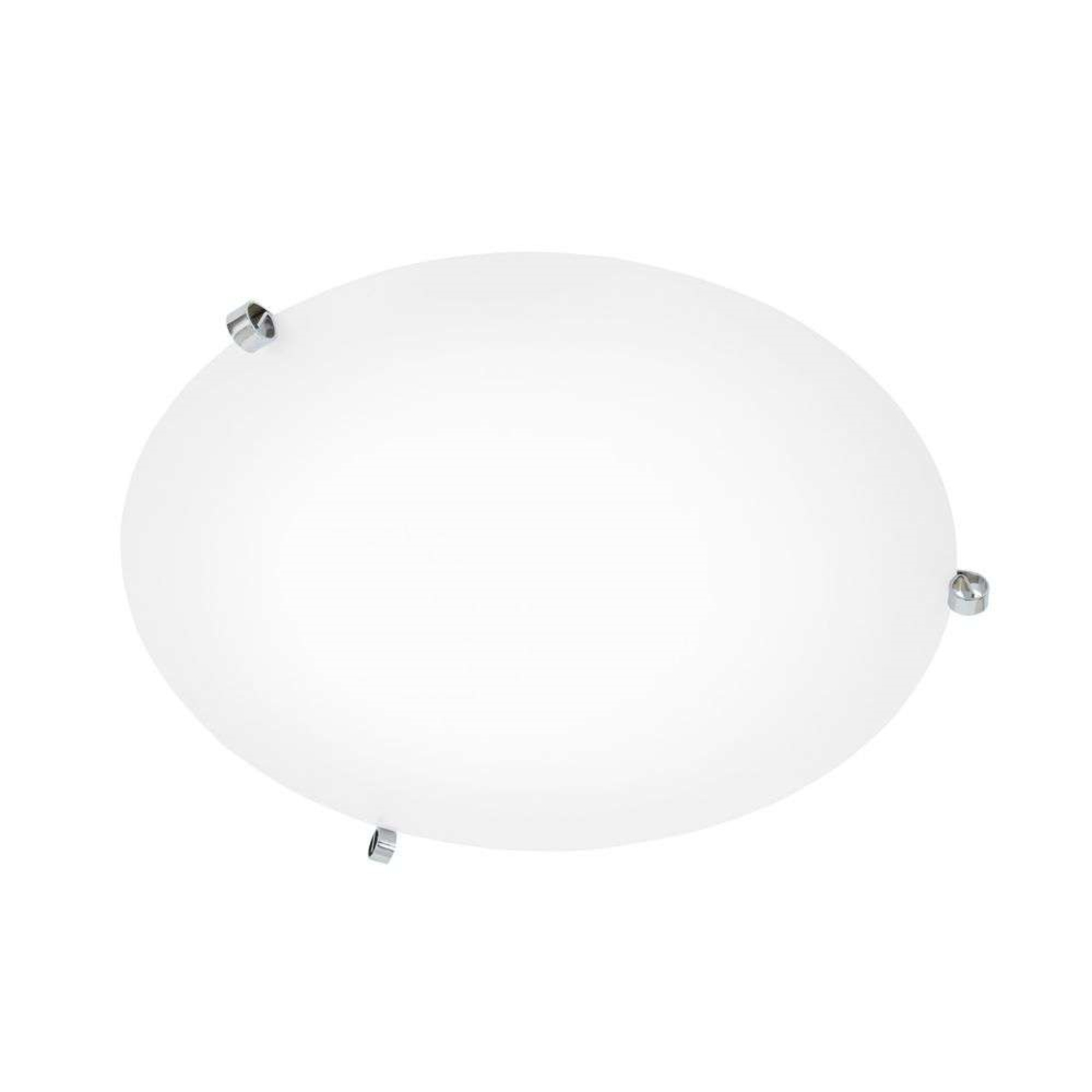 Ögla Plafond Ø55 Chrome/White - Konsthantverk