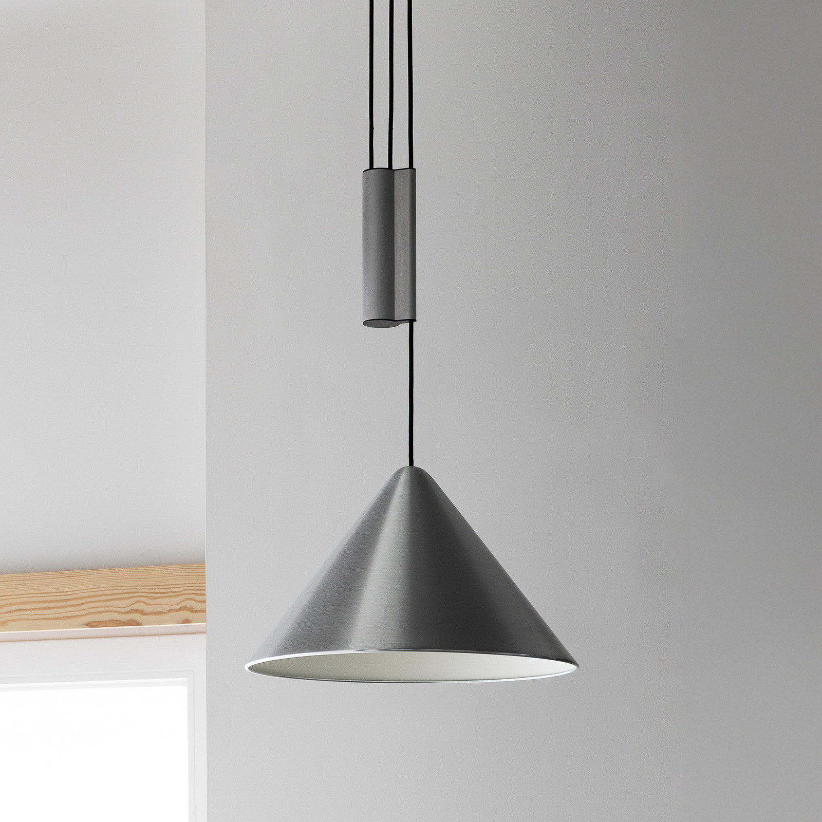 Compass Pendellampe, alu, Ø 43 cm, E27 HAY - Wohnzimmer - Design - Aluminium - Einflammig