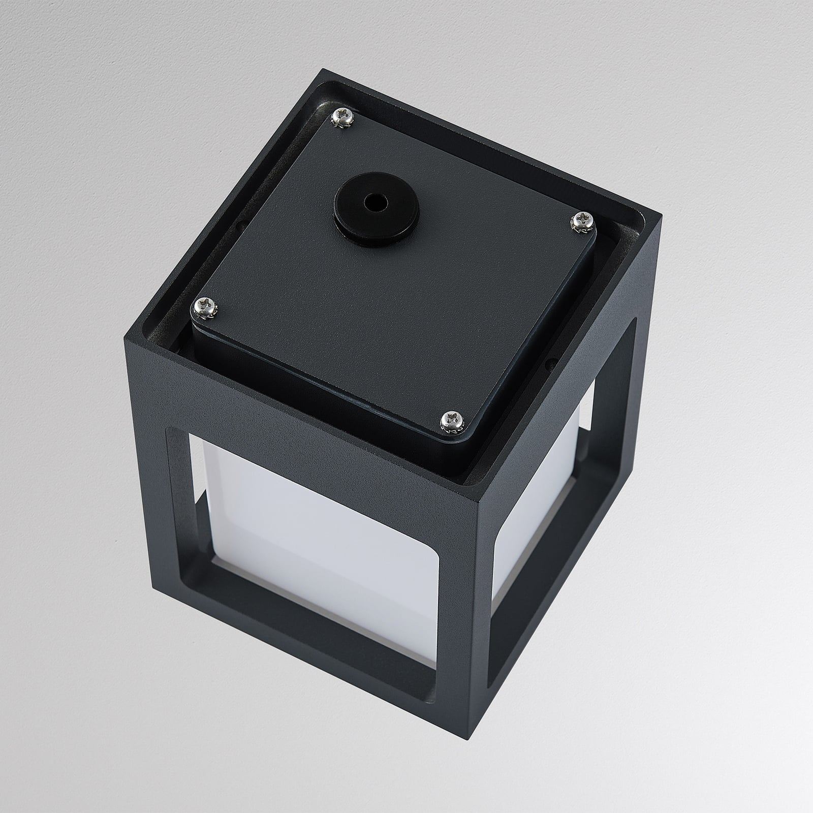 Applique d'extérieur LED FYNN-X, anthracite, 12 cm, IP65, CCT