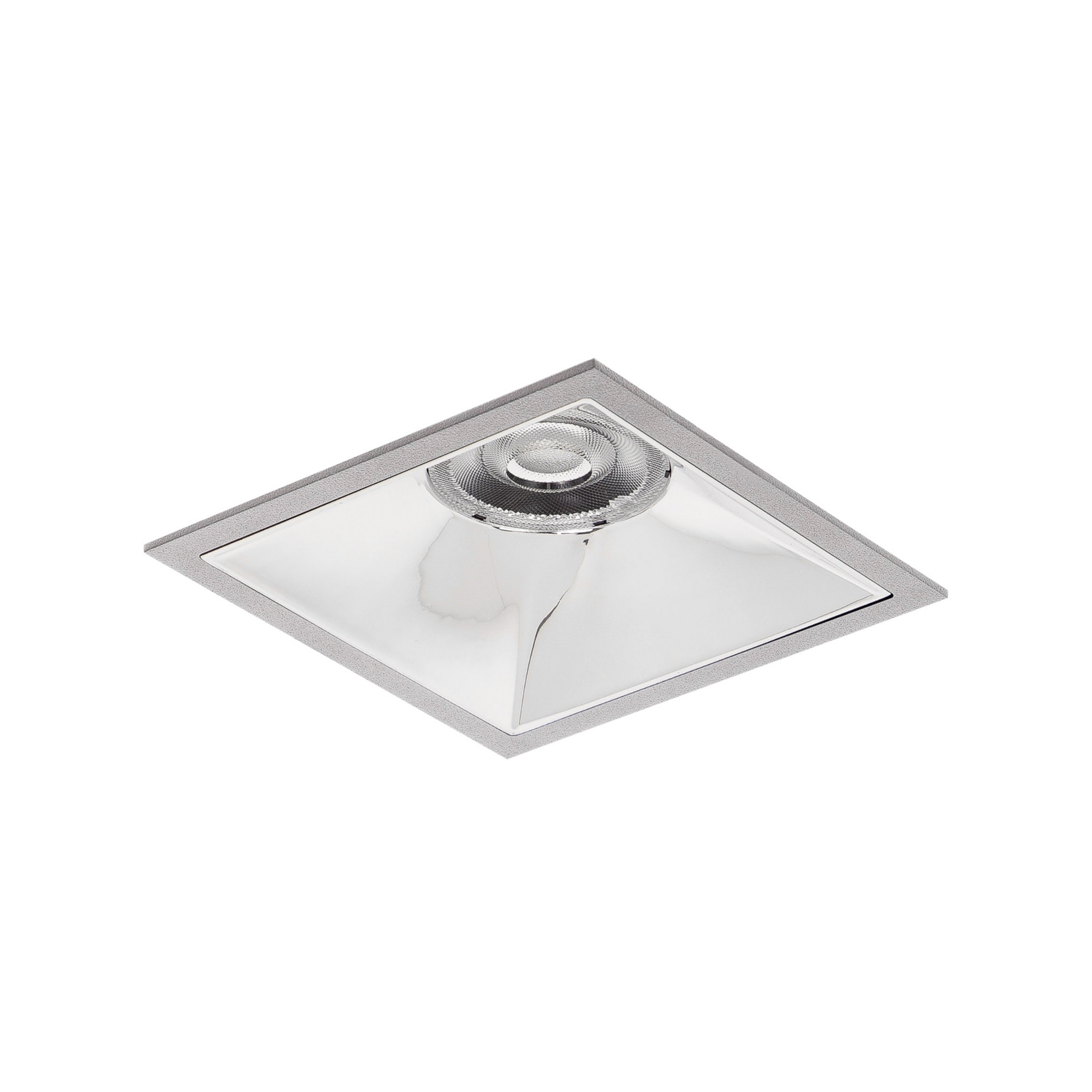 BRUMBERG Apollo Midi, Reflektor glatt, eckig, 4.000 K silber
