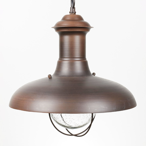 ESTORIL-G zewnętrzna lampa wisząca oksydowana brąz